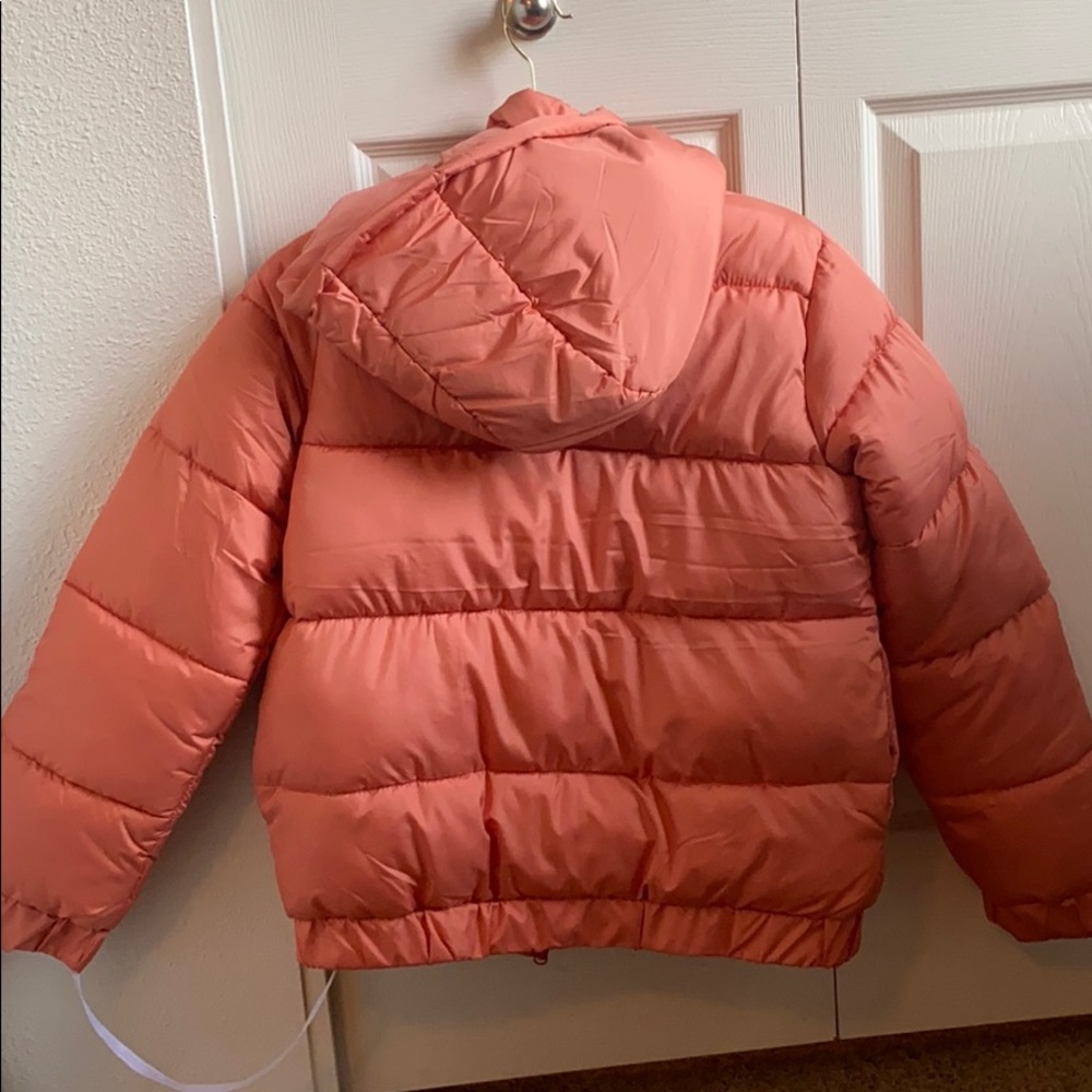 Rust Puffer Jacket - image 2